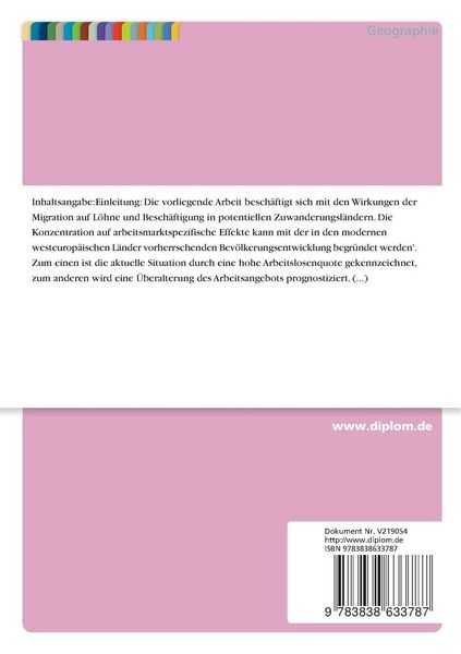 Produktbild: Migration und Besch&auml;ftigung