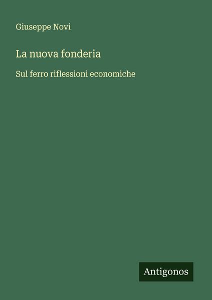 Produktbild: La nuova fonderia