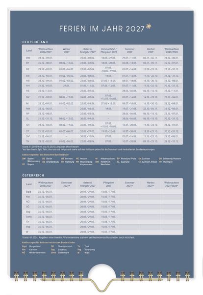 Produktbild: Bastelkalender A5+ 2027