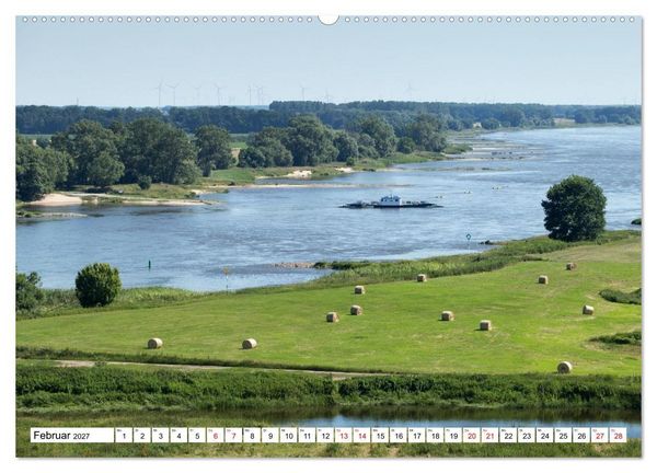 Produktbild: Elbetal Nord - Radland Deutschland (hochwertiger Premium Wandkalender 2027 DIN A2 quer), Kunstdruck in Hochglanz