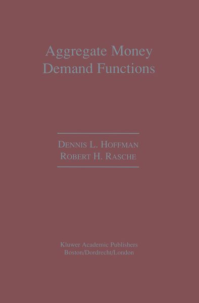 Produktbild: Aggregate Money Demand Functions