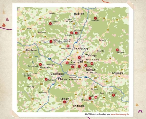 Produktbild: Rund um Stuttgart. Wandern f&uuml;r die Seele