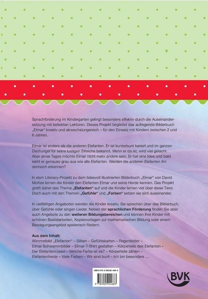 Produktbild: Literacy-Projekt zum Bilderbuch Elmar