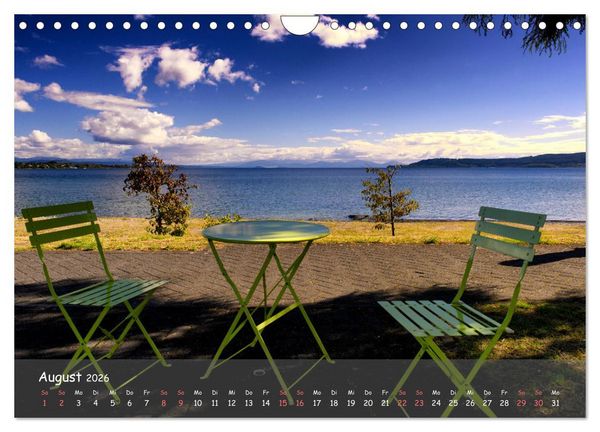 Produktbild: Neuseeland - Wo sich Himmel und Erde begegnen (Wandkalender 2026 DIN A4 quer), CALVENDO Monatskalender