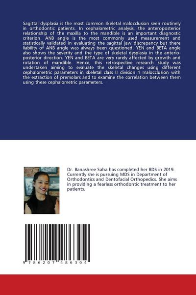 Produktbild: Skeletal changes post orthodontic treatment in Class II Division 1