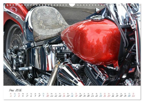 Produktbild: Harley Davidson - Details einer Legende (Wandkalender 2026 DIN A3 quer), CALVENDO Monatskalender