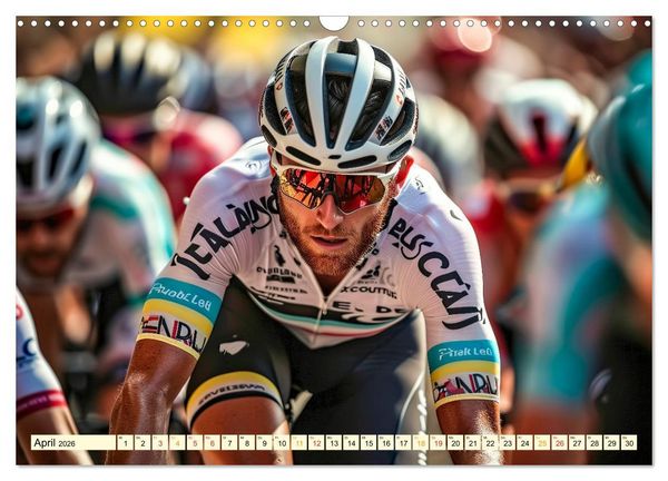 Produktbild: Radrennen - tolle Momente (Wandkalender 2026 DIN A3 quer), CALVENDO Monatskalender