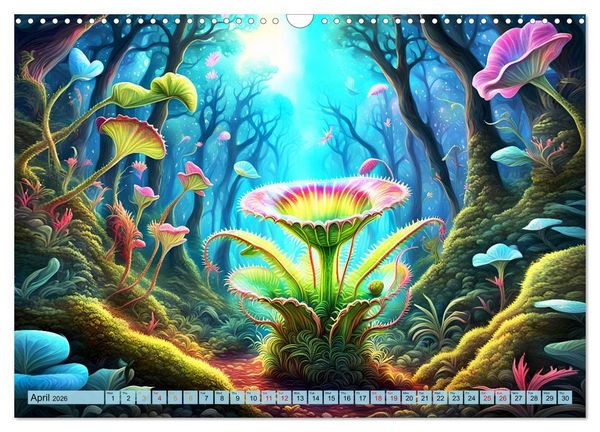 Produktbild: Intergalactic garden (Wall Calendar 2026 DIN A3 landscape), CALVENDO 12 Month Wall Calendar