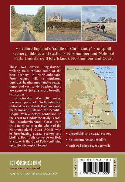 Produktbild: Walking St Oswald's Way and Northumberland Coast Path