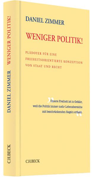 Produktbild: Weniger Politik!