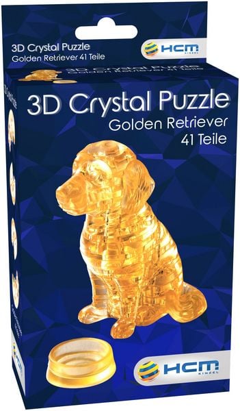 Produktbild: Crystal Puzzle - Golden Retriever - 41 Teile