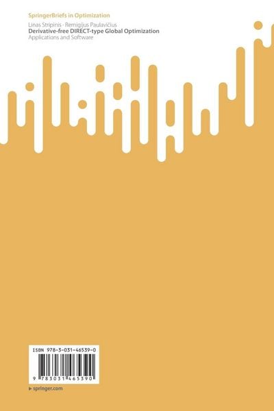 Produktbild: Derivative-free DIRECT-type Global Optimization