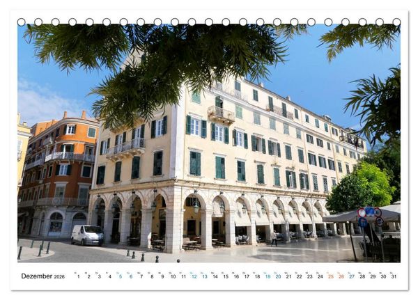 Produktbild: Korfu - Perle an der Adria. Natur, Kultur und Canal D'Amour (Tischkalender 2026 DIN A5 quer), CALVENDO Monatskalender