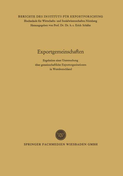 Produktbild: Exportgemeinschaften
