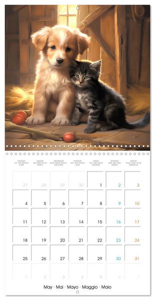 Produktbild: Instants craquants (Calendrier mural carr&eacute; 2026 30x30 cm) Calendrier double avec une page pour vos prises de notes