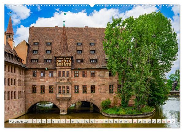 Produktbild: N&uuml;rnberg Impressionen (Wandkalender 2026 DIN A2 quer), CALVENDO Monatskalender