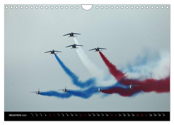 Produktbild: Arabesques dans le ciel de France (Calendrier mural 2026 DIN A4 vertical), CALVENDO calendrier mensuel