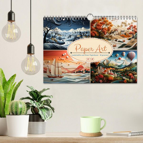 Produktbild: Paper Art (Wandkalender 2026 DIN A4 quer), CALVENDO Monatskalender