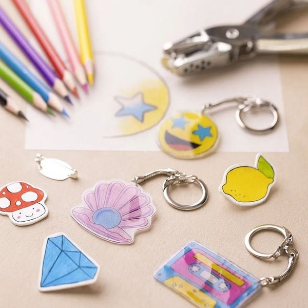 Produktbild: Creativ Company DIY Sets Plastikschrumpffolie Kreativ Mix Plastikschrumpfplatten, Accessoires, Kreativ Box