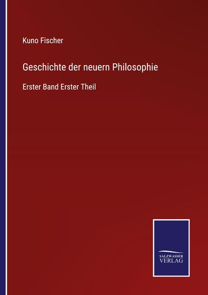 Produktbild: Geschichte der neuern Philosophie