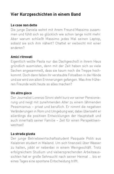 Produktbild: Le cose non dette. Italienisch A2