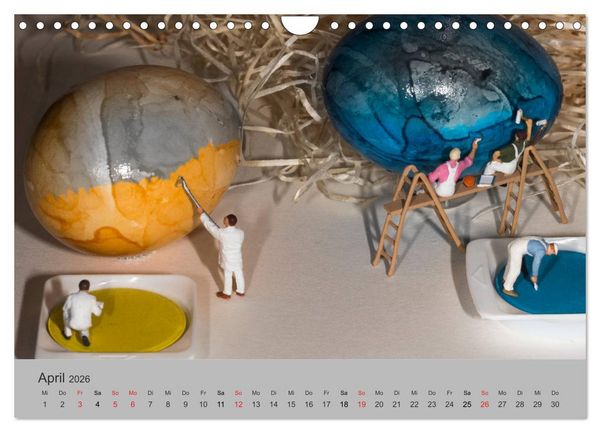 Produktbild: Miniaturen - Das Leben der Minis (Wandkalender 2026 DIN A4 quer), CALVENDO Monatskalender