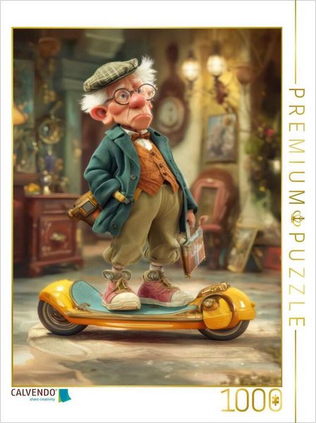 CALVENDO Puzzle Karikaturen über Alltagshelden | 1000 Teile Lege-Größe 64x48cm Foto-Puzzle für glückliche Stunden