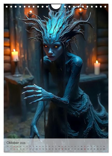 Produktbild: Slawische Mythologie - G&ouml;tter, Helden und Monster (Wandkalender 2026 DIN A4 hoch), CALVENDO Monatskalender
