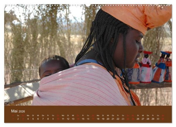 Produktbild: Namibia - faszinierende Menschen und Tiere (Wandkalender 2026 DIN A2 quer), CALVENDO Monatskalender