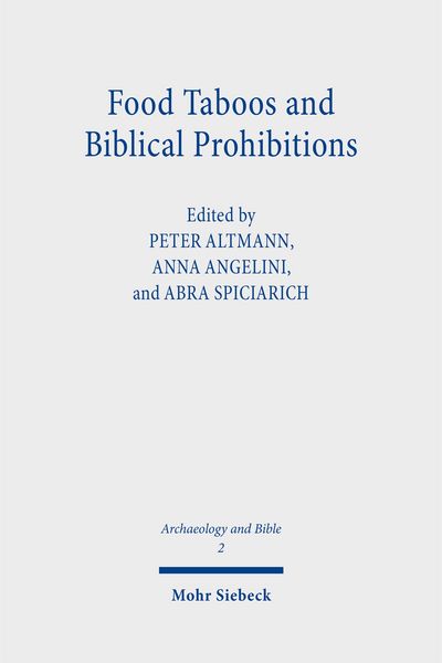 Produktbild: Food Taboos and Biblical Prohibitions