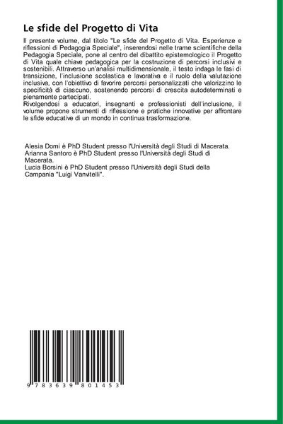 Produktbild: Le sfide del Progetto di Vita