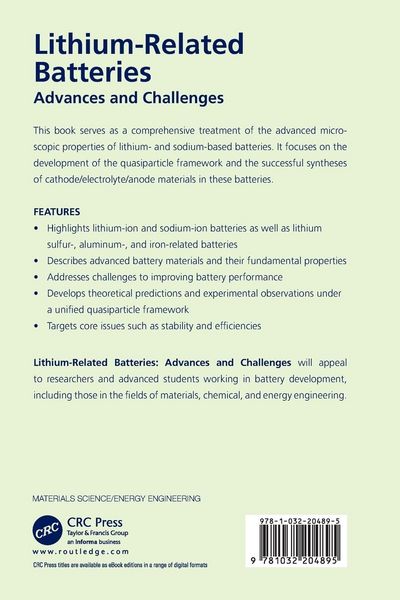 Produktbild: Lithium-Related Batteries