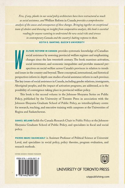 Produktbild: Welfare Reform in Canada