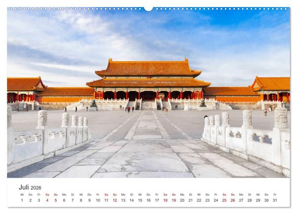 Produktbild: Peking - Die faszinierende Hauptstadt Chinas. (Wandkalender 2026 DIN A2 quer), CALVENDO Monatskalender