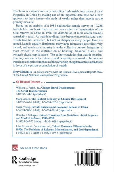 Produktbild: The Distribution of Wealth in Rural China
