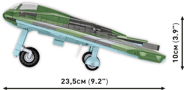 Produktbild: COBI Historical Collection 5757 - Horten HO 229, Nurfl&uuml;gel Flugzeug WWII, Bausatz 953 Klemmbausteine, 1 Figur
