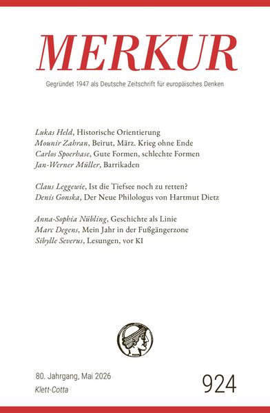 Produktbild: MERKUR 5/2026, Jg.80