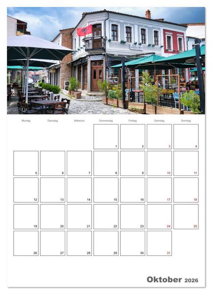 Produktbild: Faszinierendes Albanien (Wandkalender 2026 DIN A4 hoch), CALVENDO Monatskalender