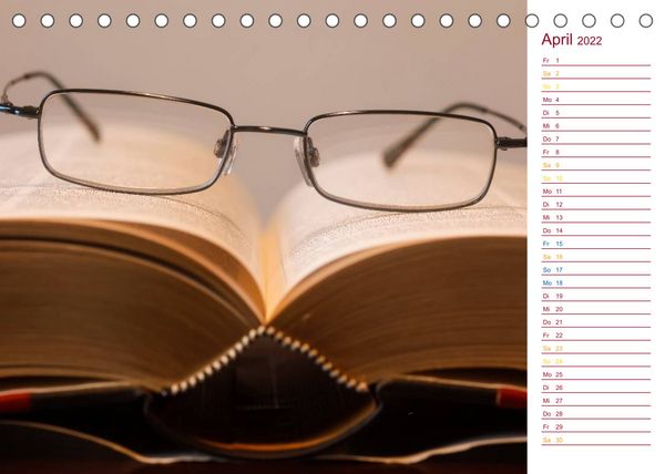 Produktbild: Welt der B&uuml;cher (Tischkalender 2022 DIN A5 quer)