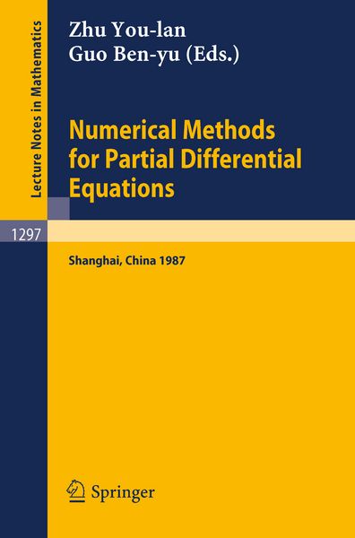 Produktbild: Numerical Methods for Partial Differential Equations