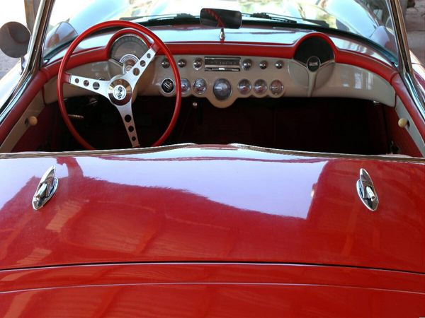 Produktbild: CALVENDO Puzzle Chevrolet Corvette 1958, Hackberry, Arizona, USA | 1000 Teile Lege-Gr&ouml;&szlig;e 64x48cm Foto-Puzzle f&uuml;r gl&uuml;ckliche Stunden