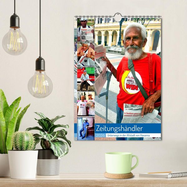 Produktbild: Zeitungsh&auml;ndler - Unterwegs in der Altstadt von Havanna (Wandkalender 2026 DIN A4 hoch), CALVENDO Monatskalender