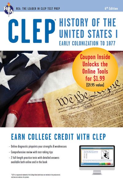 Produktbild: CLEP(R) History of the U.S. I Book + Online
