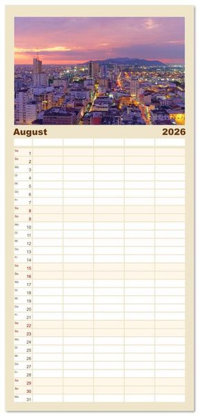Produktbild: Familienplaner 2026 - Entdecke Ecuador mit 5 Spalten (Wandkalender, 21 x 45 cm) CALVENDO