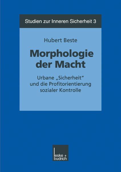 Produktbild: Morphologie der Macht