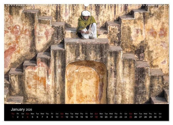 Produktbild: India - Magical Cities and Landscapes (High Quality Premium Wall Calendar 2026 DIN A2 landscape),CALVENDO 12 Month Wall Calendar