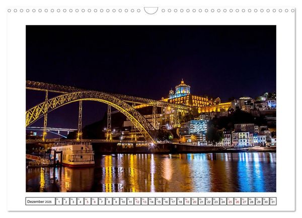 Produktbild: Porto - Stadt am Rio Douro (Wandkalender 2026 DIN A3 quer), CALVENDO Monatskalender