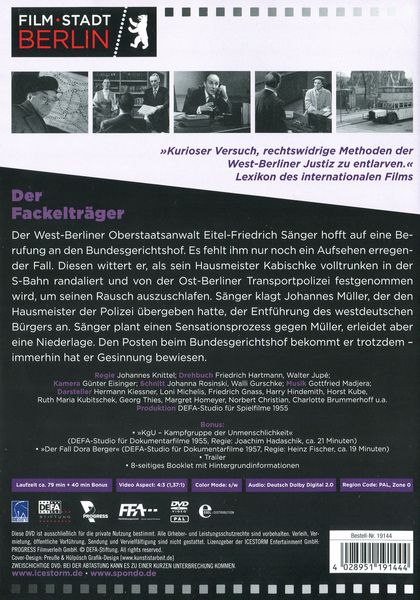 Produktbild: Der Fackeltr&auml;ger - "Film Stadt Berlin 7"