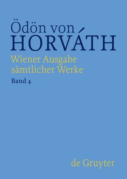 Produktbild: &Ouml;d&ouml;n von Horv&aacute;th: Wiener Ausgabe s&auml;mtlicher Werke / Kasimir und Karoline