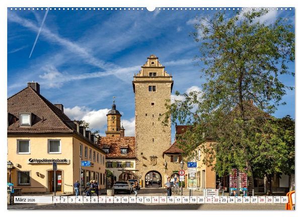 Produktbild: Landkreis Kitzingen (hochwertiger Premium Wandkalender 2026 DIN A2 quer), Kunstdruck in Hochglanz